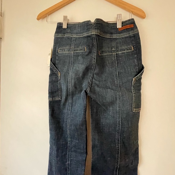 Anthropologie pilcro and the letterpress high rise trouser bootcut 25 dark wash - Picture 5 of 9